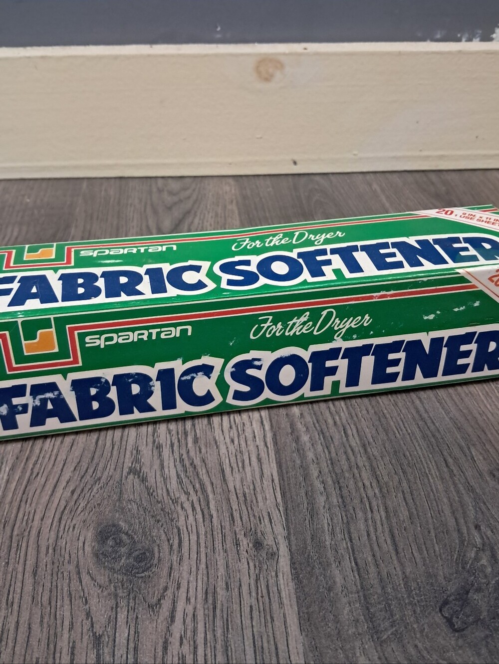 Vintage Spartan Brand Fabric Softener Sheets For The Dryer TV/Movie Prop
